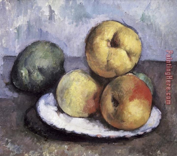 Paul Cezanne Still Life with Apples And Peaches